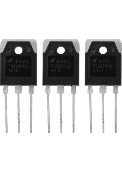 3x Transistör Igbt 1200V 313W FGA25N120 (Yurt Dışından)