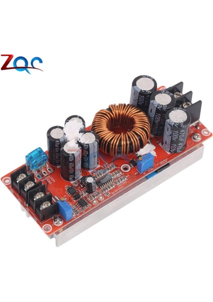 Dc 20A 1200W Dc-Dc Step Up Boost Dönüştürücü Kaynağı 8-60V 12V Isı Emici ile 12-83V 24V 48V'YE Kadar Yükseltme (Yurt Dışından)
