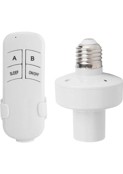 LED Ampul Için E27 Kablosuz Uzaktan Kumanda Işık Duyu (220V) (Yurt Dışından)