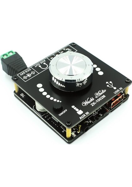 Audio Mini 2.0 Stereo Bluetooth Dijital Amplifikatör Devre Kartı Modülü Çoklu Giriş 100W*2 (Yurt Dışından)