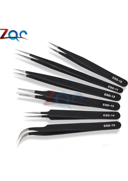 1 Takım 6 Adet Güvenli Anti-Statik Cımbız Bakım Araçları Esd Esd-10 Esd-11 Esd-12 Esd-13 Esd-14 Esd-15 (Yurt Dışından)