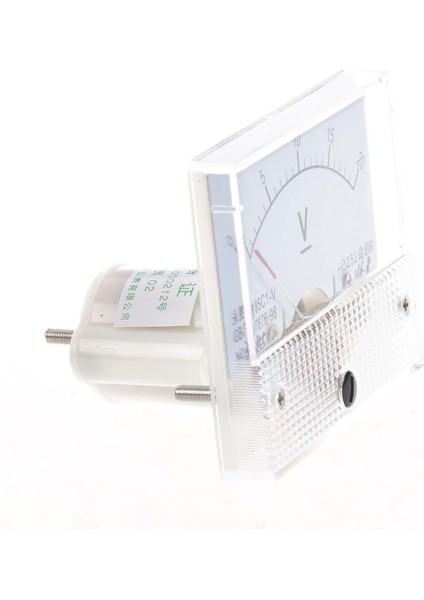 1 Adet Dc 0-20V 85C1-V Sınıfı 2.5 Voltmetre Analog Volt Panel & 1 Adet 85C1 Dc 0-50A Dikdörtgen Analog Panel Ampermetre Ölçer (Yurt Dışından)