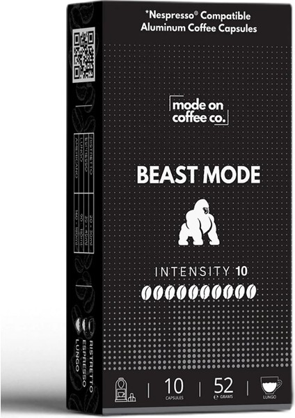 Beast Mode Nespresso Uyumlu Alüminyum Kapsül Kahve - Mode On Coffee Co.