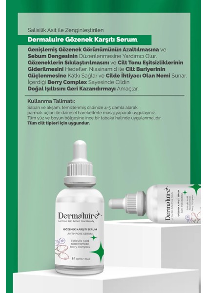 Cilt Bakım Serum Seti (Vitamin C Serum, Aydınlatıcı Serum, Gözenek Karşıtı Serum, Collagen Pepdite )