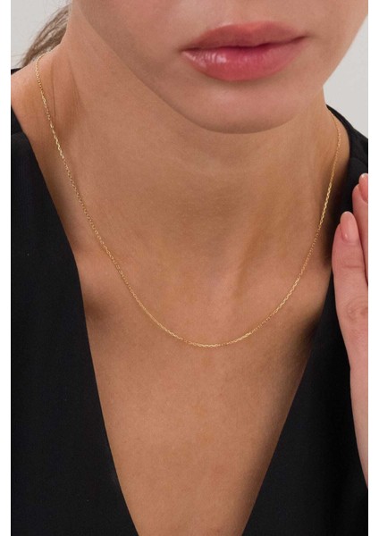 14 Ayar Altın Hayalet Zincir Force Altın Zincir fiyatları