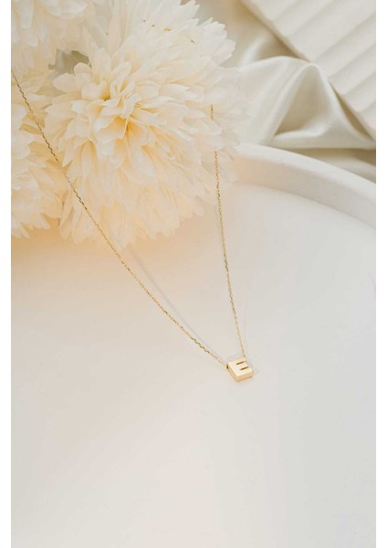 14 Ayar Altın E Harfli Kolye Altın Kolye fırsatları