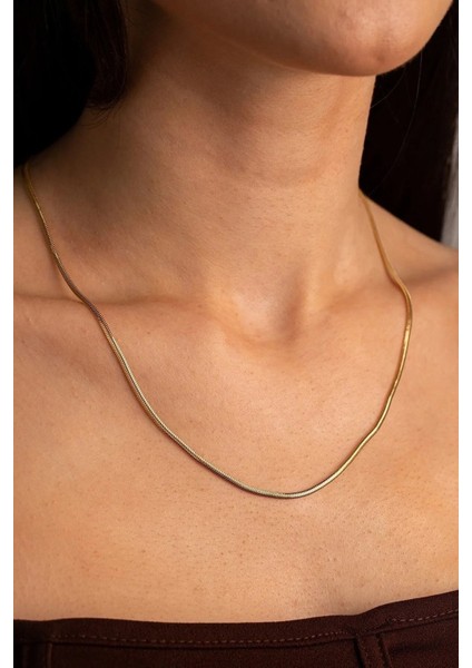 14 Ayar Balıksırtı Italyan Kadın Altın Zincir Balıksırtı Kolye indirimleri