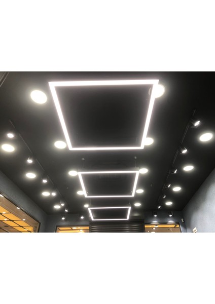 Kare Lineer Sarkıt Aydınlatma Modern Sarkıt Armatür (5 Yıl Garantili) Osram LED