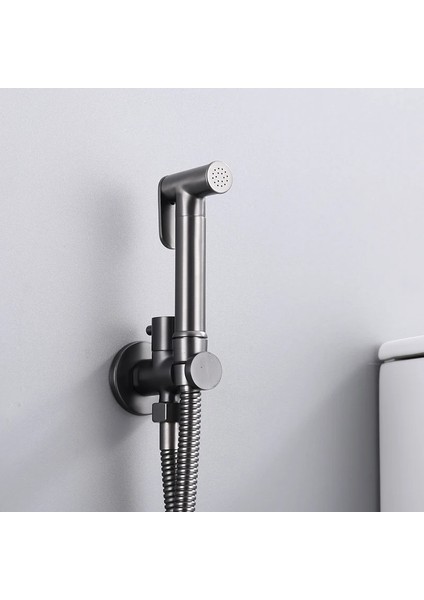 Püskürtücü Altın Tarzı Duvara Monte Tuvalet Duş Bide Musluk Seti Chromeblackgoldgun Metal Gri Banyo Tuvalet Bahar Pvc Ss Hortum (Yurt Dışından) fırsatları