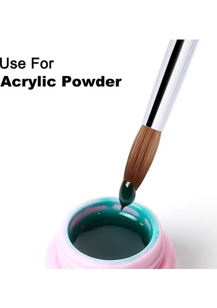 No.8 Stili Nail Art Fırça Akrilik Uv Jel Glitter Boyama Fırçaları Kristal Saplı Naylon Saç Oyma Çiçek Kalemleri Nail Art Boyama Araçları (Yurt Dışından) indirimleri