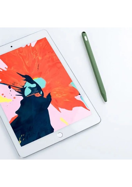 Mor Tarzı Tablet Dokunmatik Stylus Kalem Koruyucu Kapak Kılıf Kılıfı Yumuşak Silikon Ipuçları Cap Sleeve Apple Pencil Için Kaymaz 2 (Yurt Dışından)