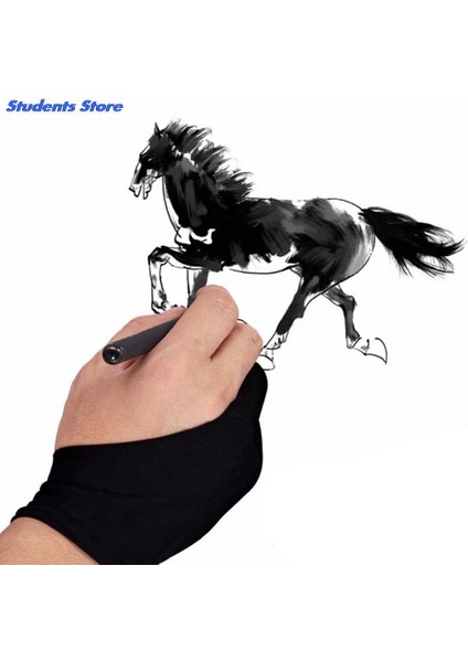 Siyah M 2 Parmak Kirlenme Önleyici Eldiven, Hem Sağ Hem De Sol El Için Sanatçı Çizim Herhangi Bir Gra Çizim Tableti Için Siyah Sıcak Satış (Yurt Dışından) indirimleri