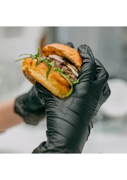 Siyah 150G Tarzı L Beden Çanta Tek Kullanımlık Siyah Kasap Eldivenleri Çizim Tableti Sanatçılar Dövme Ev Temizleme Mutfak Ev Gereçleri Eldiven Nitril (Yurt Dışından) indirimleri