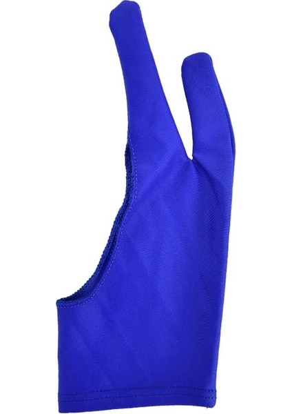 Mavi 20.5cm Siyah Sanatçı Çizim Eldiveni Herhangi Bir Gra Çizim Tableti Için 2 Parmak Kirlenme Önleyici, Hem Sağ Hem Sol El Boyut M (Yurt Dışından)