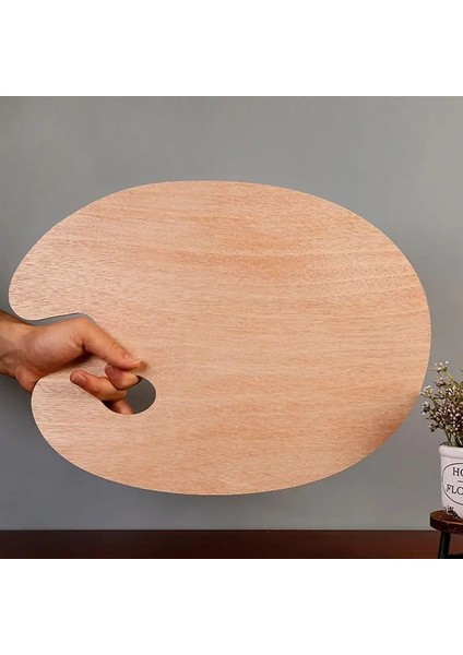 cm Sanat Boyama Renk Paleti Karıştırıcı Ahşap Oval Yağlıboya Akrilik Renk Karıştırma Kurulu Boya Tepsisi Çizim Plakası Çalışma Aracı (Yurt Dışından) fiyatları