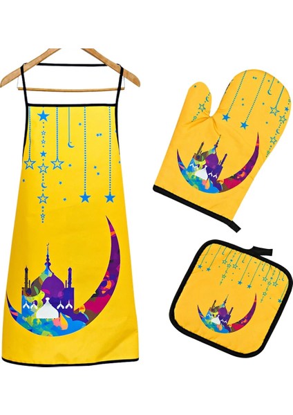 Siyah Set Tarzı Ew Mutfak Kalınlaşma Pişirme Yüksek Sıcaklık Fırın Eldivenleri Haşlanma Önleyici Yalıtım Pedi Kirlenme Önleyici Önlük Yalıtım Seti (Yurt Dışından) modelleri