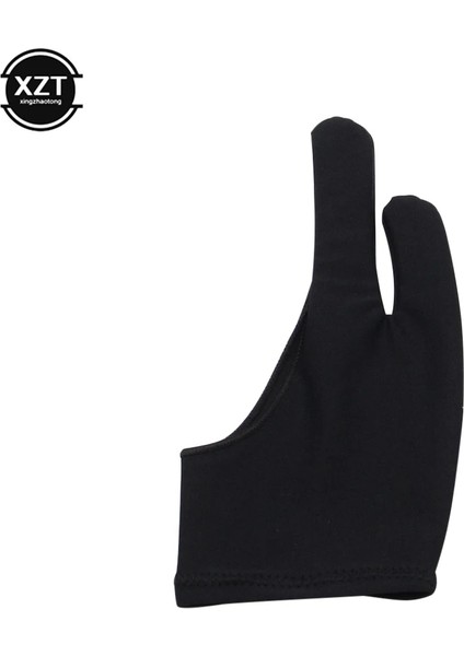 Siyah Büyük Stil 2 Parmak Sanatçı Eldiven Çizim Tablet Eldiven Anti-Kirlenme Boyama Yazma Çizim Eldiven Grafik Tablet Için Sağ El ve (Yurt Dışından)