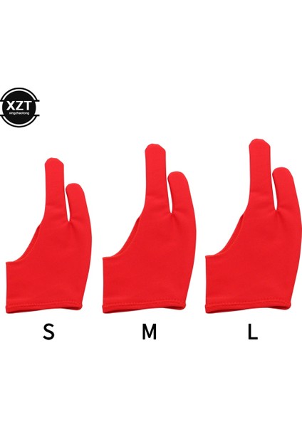 Kırmızı Orta Stil 2 Parmak Sanatçı Eldiven Çizim Tablet Eldiven Anti-Kirlenme Boyama Yazma Çizim Eldiven Grafik Tablet Için Sağ El ve (Yurt Dışından) fırsatları