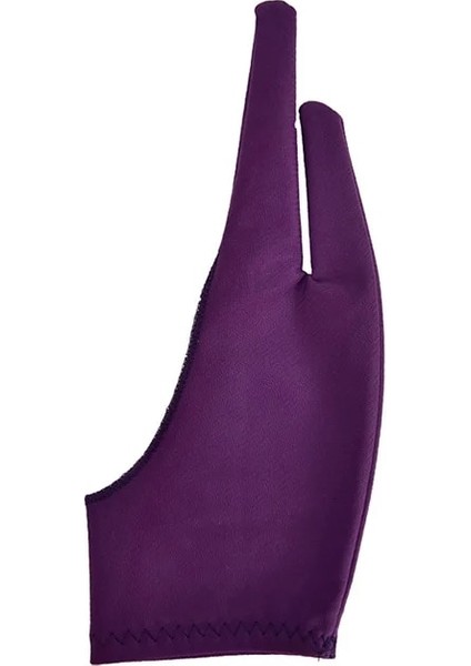 Mor Tarzı L Beden 1 Adet Iki Parmakla Çizim Eldivenleri Hem Sağ Hem De Sol El Için Uygun Herhangi Bir Gra Çizim Tableti Için Kirlenme Önleyici Eldivenler (Yurt Dışından)