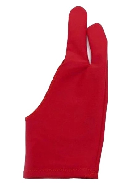 Kırmızı Stil Herhangi Bir Gra Çizim Tableti Için Sanatçı Çizim Eldiveni Siyah 2 Parmak Kirlenme Önleyici, Hem Sağ Hem De Sol El Için Siyah Ücretsiz Boyut (Yurt Dışından)