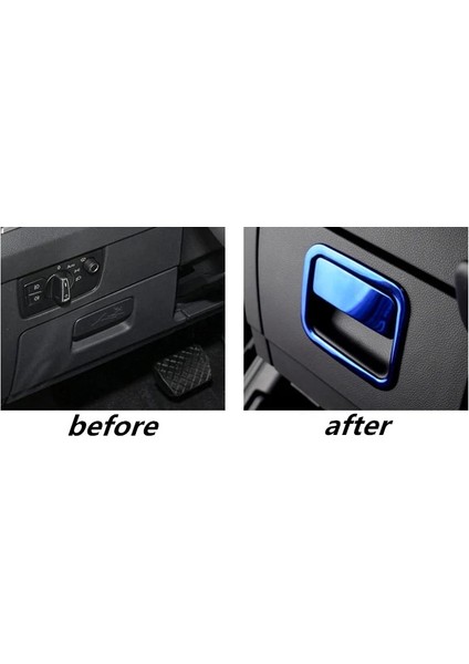 Mavi Paslanmaz Çelik Araba Ustası Sürüş Eldiven Saklama Kutusu Kapağı Trim Sticker Araba Styling Vw Volkswagen Passat B8 Için (Yurt Dışından) fırsatları