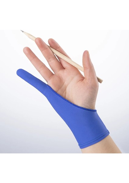 Siyah Üç Kat S Herhangi Bir Gra Çizim Tableti Için Sanatçı Çizim Eldiveni Siyah 1 Parmak Kirlenme Önleyici (Yurt Dışından) modelleri