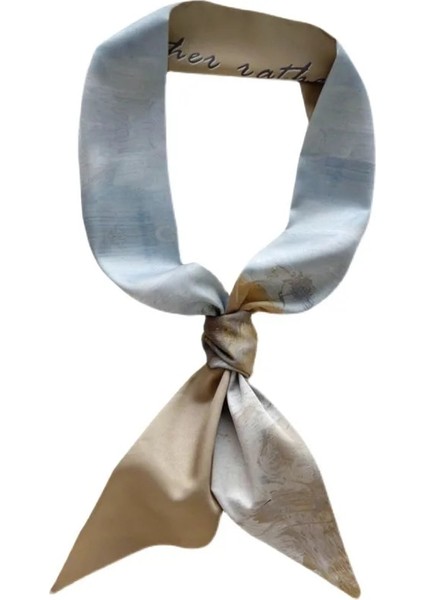 Yeşil Nilüfer Tarzı Monet Nilüfer Yağlıboya Ipek Eşarp Yağlıboya Ipek Eşarp Sanatsal Duygu Bağlamalı Çanta Flama Moda Dar Uzun Saç Bandı (Yurt Dışından) fırsatları