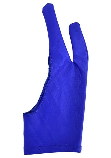 Mavi S Siyah 2 Parmak Kirlenme Önleyici Eldiven, Hem Sağ Hem De Sol El Için Sanatçı Herhangi Bir Gra Çizim Tableti Için Çizim (Yurt Dışından)