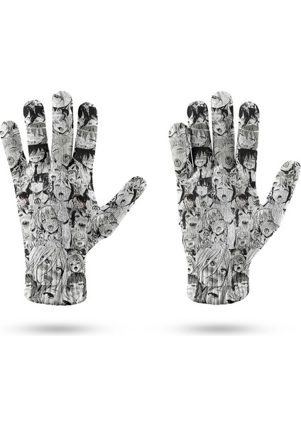 Stil1 Stil Tek Boyut Yeni Anime Karikatür Örme Eldiven Erkek Kadın Cep Telefonu Tablet Pad Için Yüksek Li Komik Eldivenler Sıcak Kayak Bahçe Iş Eldivenleri (Yurt Dışından)