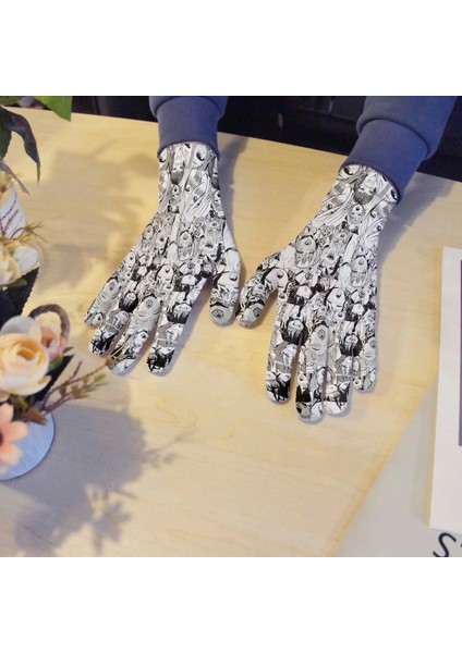 Stil1 Stil Tek Boyut Yeni Anime Karikatür Örme Eldiven Erkek Kadın Cep Telefonu Tablet Pad Için Yüksek Li Komik Eldivenler Sıcak Kayak Bahçe Iş Eldivenleri (Yurt Dışından) fırsatları