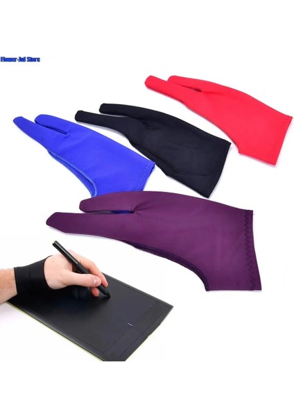 Bl-S Stili 2 Parmak Kirlenme Önleyici Eldiven, Hem Sağ Hem De Sol El Için Sanatçı Çizim Herhangi Bir Gra Çizim Tableti Beyaz Pembe (Yurt Dışından) indirimleri