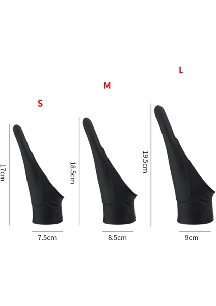 Pembe Renk Herhangi Bir Gra Çizim Masası Için 1 Adet Sanatçı Çizim Eldiveni 1 Parmak Anti-Kirlenme Hem Sağ Hem De Sol El Çizim Eldivenleri (Yurt Dışından) modelleri