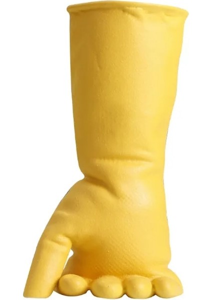 No.5 Tarzı Eldiven Şekli Sanatsal Seramik Vazo Basit Yaratıcı Tasarım El Yapımı Sanatsal Dekorasyon Oturma Odası Modeli Çiçekler Vazo Dekorasyonu (Yurt Dışından) modelleri