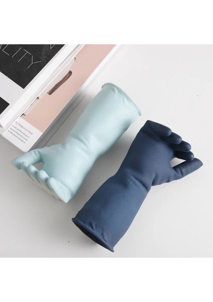 No.5 Tarzı Eldiven Şekli Sanatsal Seramik Vazo Basit Yaratıcı Tasarım El Yapımı Sanatsal Dekorasyon Oturma Odası Modeli Çiçekler Vazo Dekorasyonu (Yurt Dışından) indirimleri