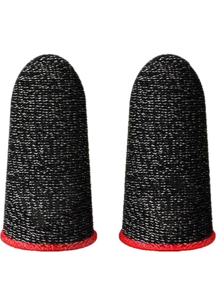 Kırmızı Stil 1 Çift Iletken Fiber Parmak Kol Kaymaz Nefes Alabilir Oyun Eldivenleri Foriphone (Yurt Dışından)