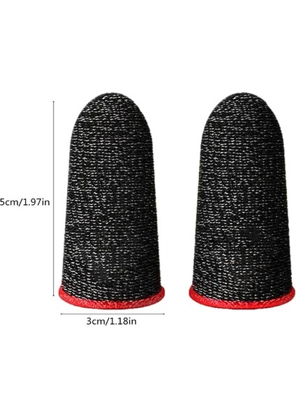 Kırmızı Stil 1 Çift Iletken Fiber Parmak Kol Kaymaz Nefes Alabilir Oyun Eldivenleri Foriphone (Yurt Dışından) fırsatları