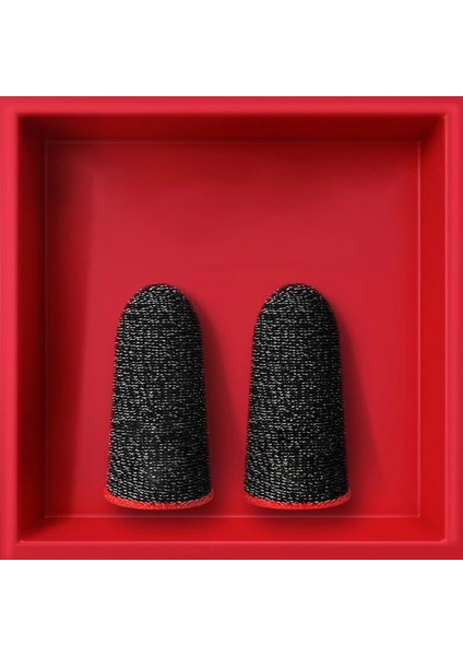 Kırmızı Stil 1 Çift Iletken Fiber Parmak Kol Kaymaz Nefes Alabilir Oyun Eldivenleri Foriphone (Yurt Dışından) indirimleri