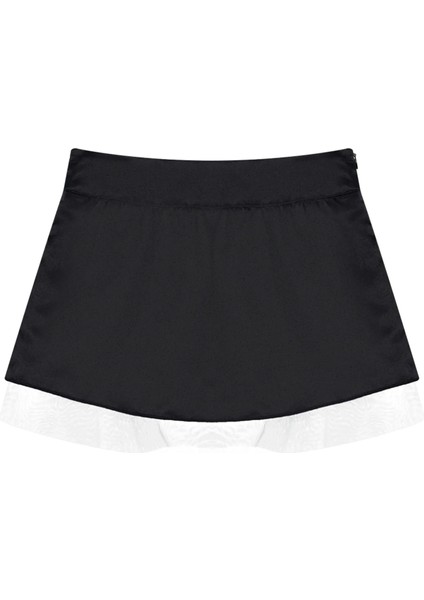 Siyah Stil No.14 Boyutu Çocuk Kız Mime Aritist Sanatçı Palyaço Sirk Cosplay Kostüm Baskı Jartiyer ile Tops Etek Eşarp Bere Şapka ve Eldiven Seti (Yurt Dışından) indirimleri