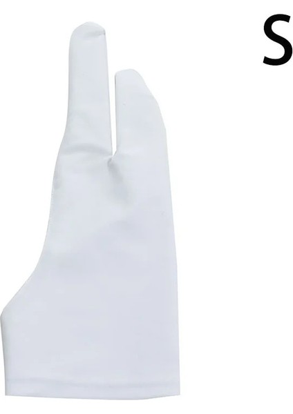 Pic Olarak 2 Parmak Kirlenme Önleyici Eldiven, Hem Sağ Hem De Sol El Için Sanatçı Herhangi Bir Gra Çizim Tableti Için Çizim (Yurt Dışından)