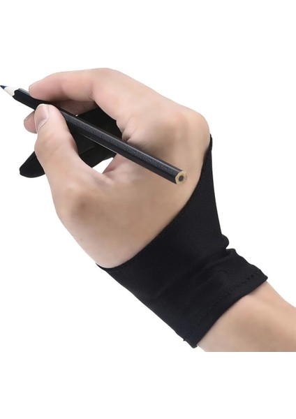 Siyah Stil Tablet Çizim Eldiven Sanatçı Eldiven iPad Pro Kalem Grafik Tablet Kalem Ekran Bilek Koruması Ergonomik Bileklik (Yurt Dışından) modelleri