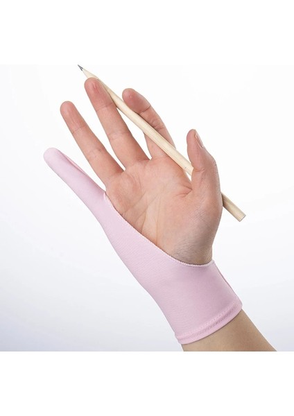 Pembe M Herhangi Bir Gra Çizim Tableti Için Sanatçı Çizim Eldiveni 1 Parmak Kirlenme Önleyici, Hem Sağ Hem De Sol El Için Siyah Ücretsiz Boyut (Yurt Dışından)