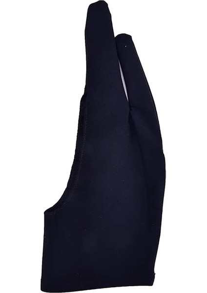 A-SH-OS-0317-BK-M 2 Parmak Kirlenme Önleyici Eldiven, Hem Sağ Hem De Sol El Için Sanatçı Herhangi Bir Gra Çizim Tableti Için Çizim (Yurt Dışından)