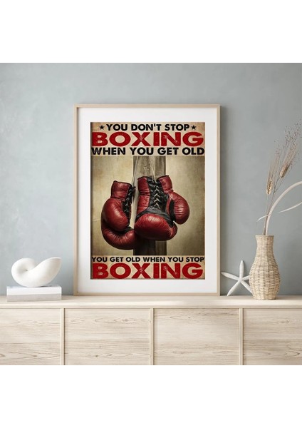 CSC-011 Stili 20X30CM Çerçevesiz Boks Eldivenleri Poster Tuval Duvar Sanatı Resim Boks Posteri Boyama Spor Sanatçısı Ev Yatak Odası Dekorasyon Çerçevesiz (Yurt Dışından) fiyatları