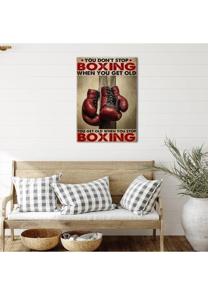 CSC-011 Stili 20X30CM Çerçevesiz Boks Eldivenleri Poster Tuval Duvar Sanatı Resim Boks Posteri Boyama Spor Sanatçısı Ev Yatak Odası Dekorasyon Çerçevesiz (Yurt Dışından) fırsatları