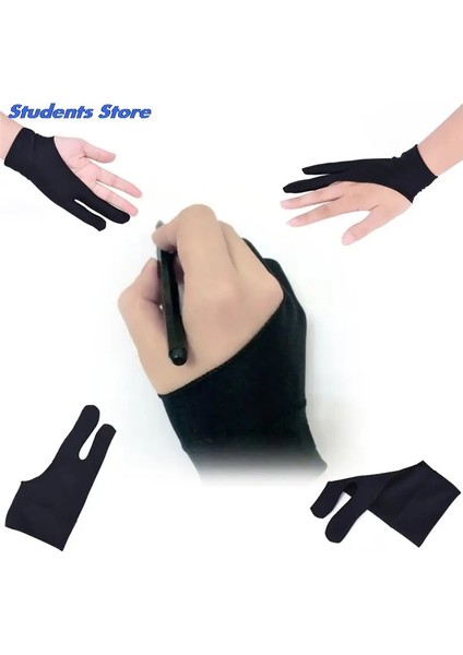 Uniseks Herhangi Bir Gra Için Sanatçı Çizim Eldiveni Çizim Tablosu 2 Parmak Kirlenme Önleyici Hem Sağ Hem De Sol El Çizim Eldivenleri Serbest Boyut (Yurt Dışından) fiyatları