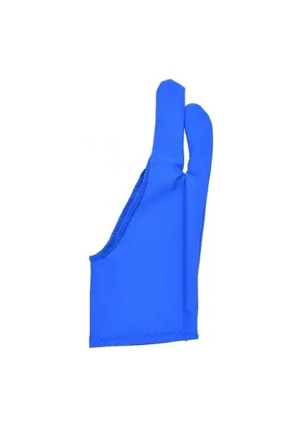 Mavi Stil Sanatçı Çizim Kalem Grafik Tablet Pad Için 1 Adet Kirlenme Önleyici Iki Parmak Eldiven (Yurt Dışından)