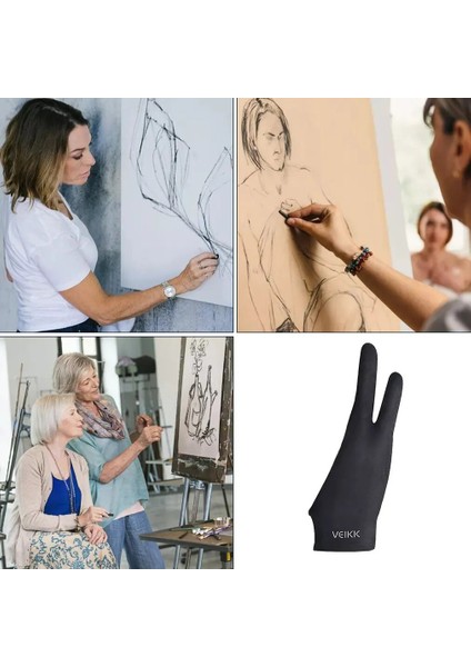 Çizim ve Eskiz Çizimi Aşınmaya ve Tere Dayanıklı 2 Parmak Eldivenler Tablet Kazara Dokunmayı Önleyen Özel Eldivenler (Yurt Dışından) modelleri