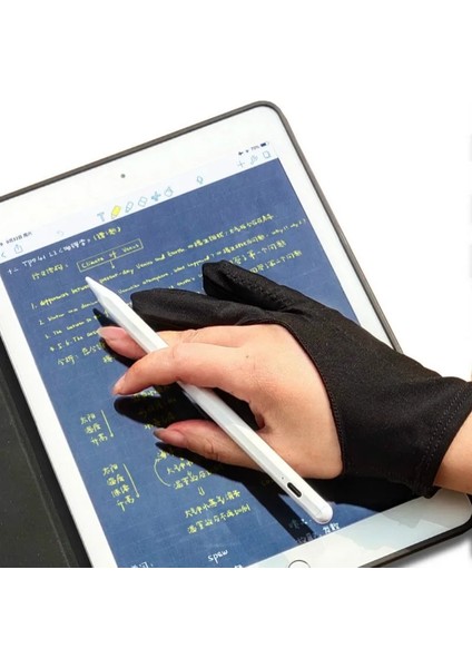 D Stili Siyah 2 Parmak Kirlenme Önleyici Eldiven, Hem Sağ Hem De Sol El Sanatçısı Için Herhangi Bir Gra Tablet Için Çizim (Yurt Dışından) indirimleri