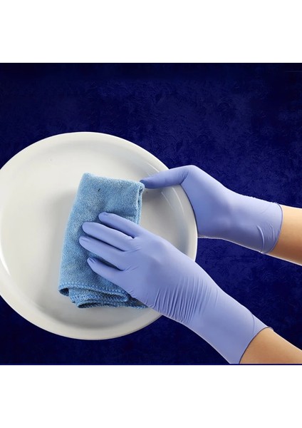 Mor 150G Tarzı Xl Beden Sanatçılar Için Urple Tek Kullanımlık Eldivenler Lateks Işyeri Güvenliği Ev Temizlik Nitril Eldivenler Durumda Mutfak Bulaşık Yıkama (Yurt Dışından) modelleri