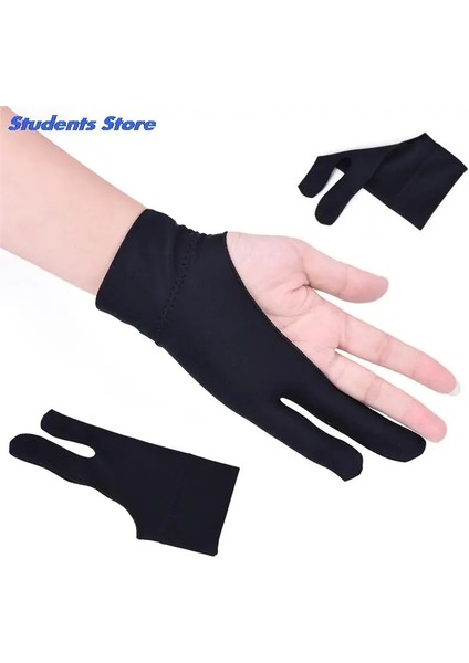 Uniseks Herhangi Bir Gra Için Sanatçı Çizim Eldiveni Çizim Tablosu 2 Parmak Kirlenme Önleyici Hem Sağ Hem De Sol El Çizim Eldivenleri Serbest Boyut (Yurt Dışından) indirimleri